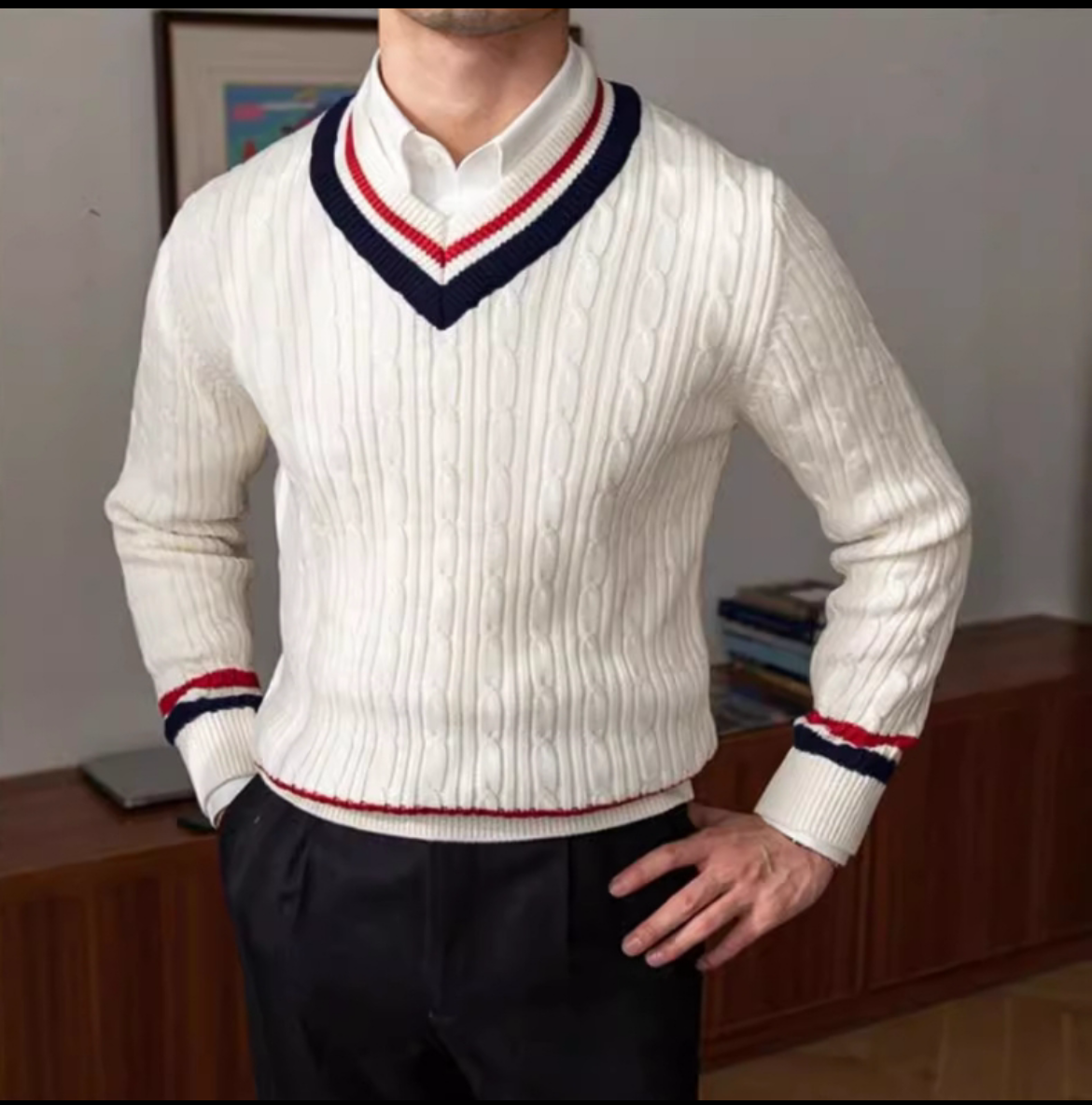 Rafinho Cavalli V Neck Sweater